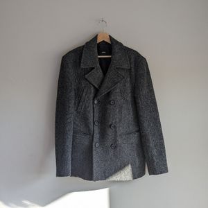 Harris Tweed Pea Coat